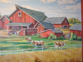 the barn